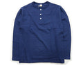 Warehouse & Co. Lot 5907 - Long Sleeve Henley Neck - Navy