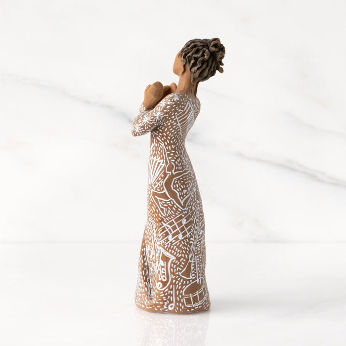 Willow Tree Music Speaks Figurine (Dark) - Diamond Exclusive