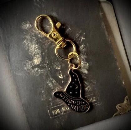 Wizard In Training Hat Collar Charm