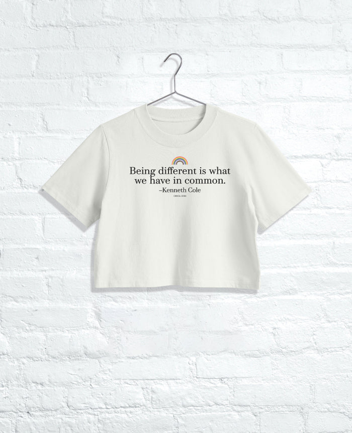 Women's DIFFERENT Cropped Tee