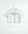 Women's DIFFERENT Cropped Tee