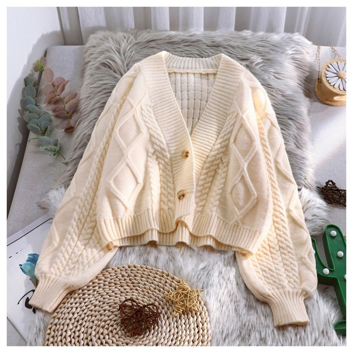 Women's Korean Knitted Cardigan