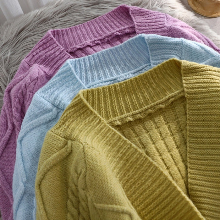 Women's Korean Knitted Cardigan