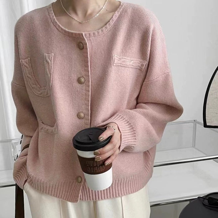 Women's Korean Knitted Cardigan