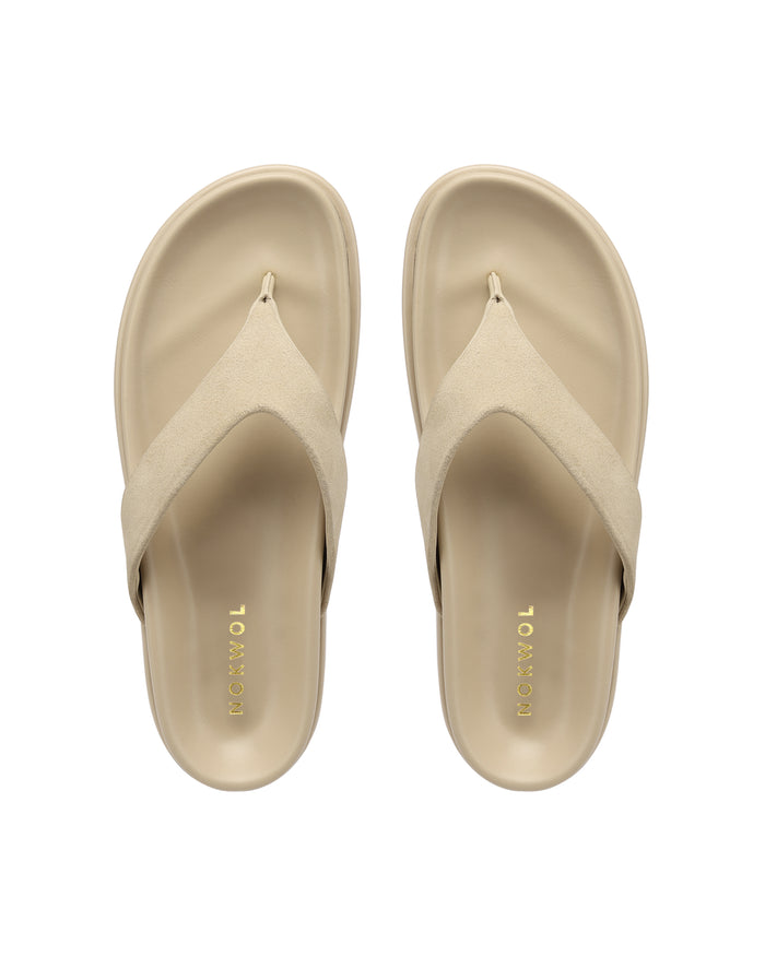 Zinc Beige Suede