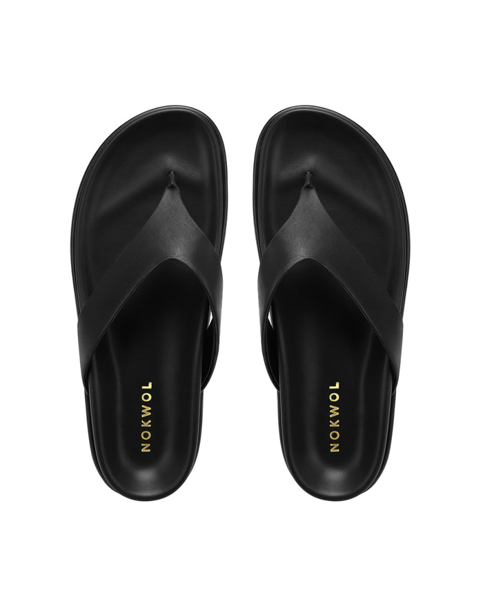 Zinc Black Leather